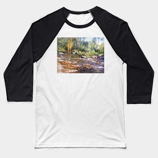 'Rocks & Ripples' - Jamieson River Baseball T-Shirt